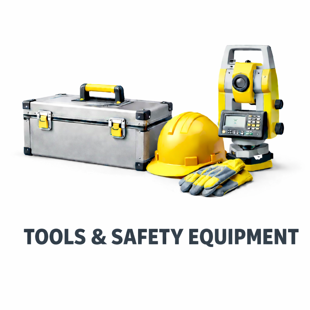 TOOLS & SAVETY EQUIPMENT